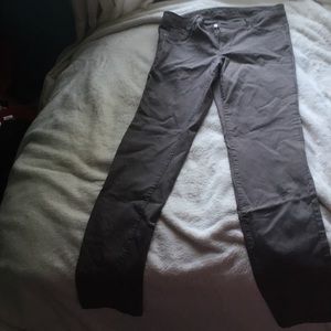 Gray skinny jeans